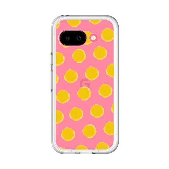 Slim Protection Premium Case［ Original - Favorite Color Polka Dots - Yellow ］
