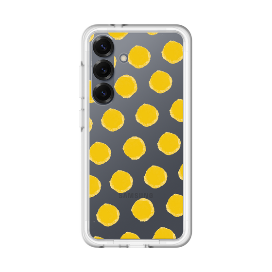 Slim Protection Premium Case［ Original - Favorite Color Polka Dots - Yellow ］