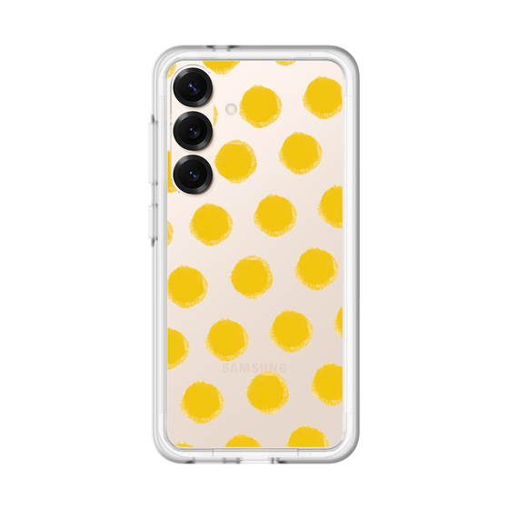 Slim Protection Premium Case［ Original - Favorite Color Polka Dots - Yellow ］