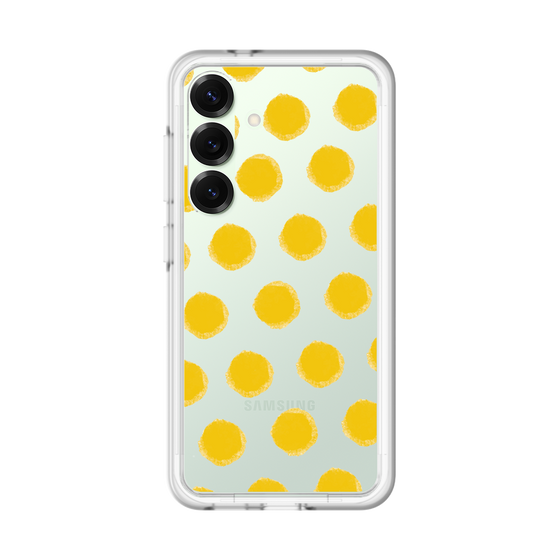 Slim Protection Premium Case［ Original - Favorite Color Polka Dots - Yellow ］