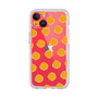 Slim Protection Premium Case［ Original - Favorite Color Polka Dots - Orange ］