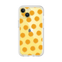 Slim Protection Premium Case［ Original - Favorite Color Polka Dots - Orange ］