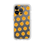 Slim Protection Premium Case［ Original - Favorite Color Polka Dots - Orange ］