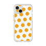 Slim Protection Premium Case［ Original - Favorite Color Polka Dots - Orange ］