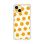 Slim Protection Premium Case［ Original - Favorite Color Polka Dots - Orange ］