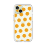 Slim Protection Premium Case［ Original - Favorite Color Polka Dots - Orange ］