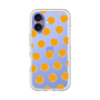 Slim Protection Premium Case［ Original - Favorite Color Polka Dots - Orange ］