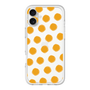 Slim Protection Premium Case［ Original - Favorite Color Polka Dots - Orange ］