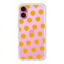 Slim Protection Premium Case［ Original - Favorite Color Polka Dots - Orange ］
