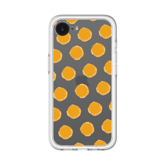 Slim Protection Premium Case［ Original - Favorite Color Polka Dots - Orange ］