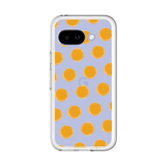 Slim Protection Premium Case［ Original - Favorite Color Polka Dots - Orange ］