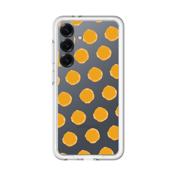 Slim Protection Premium Case［ Original - Favorite Color Polka Dots - Orange ］