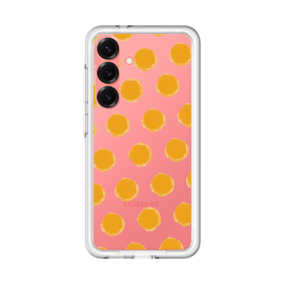 Slim Protection Premium Case［ Original - Favorite Color Polka Dots - Orange ］