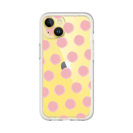 Slim Protection Premium Case［ Original - Favorite Color Polka Dots - Pink ］