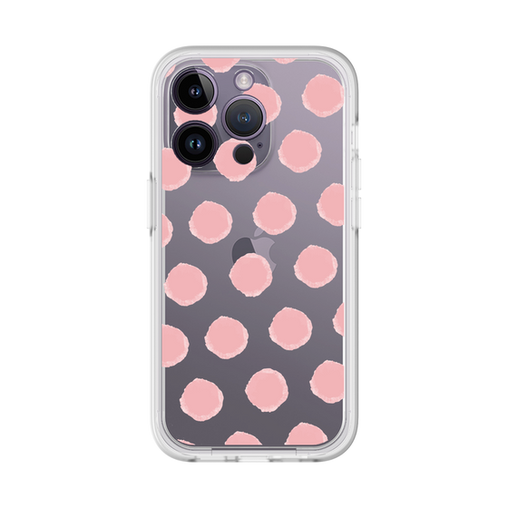 Slim Protection Premium Case［ Original - Favorite Color Polka Dots - Pink ］