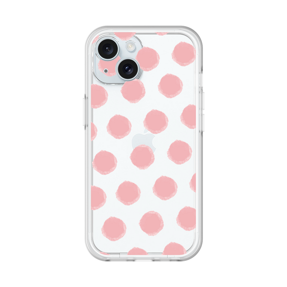 Slim Protection Premium Case［ Original - Favorite Color Polka Dots - Pink ］