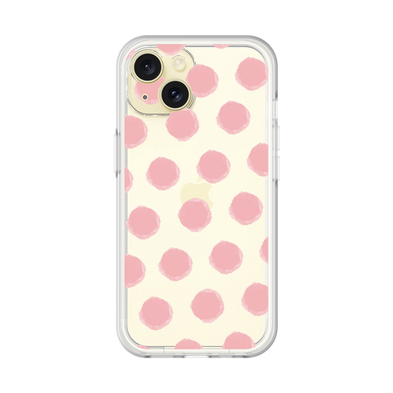Slim Protection Premium Case［ Original - Favorite Color Polka Dots - Pink ］