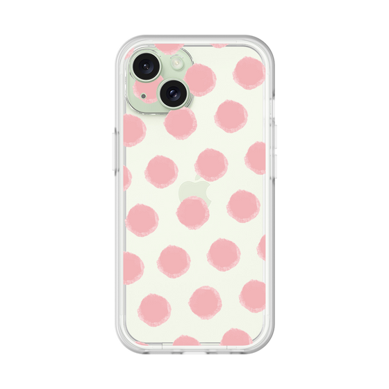Slim Protection Premium Case［ Original - Favorite Color Polka Dots - Pink ］