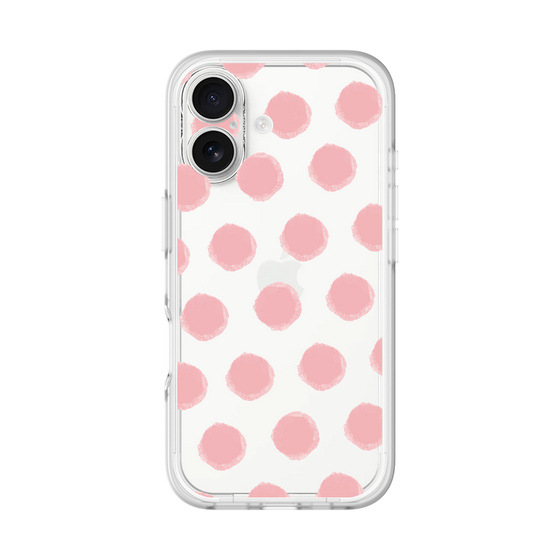 Slim Protection Premium Case［ Original - Favorite Color Polka Dots - Pink ］