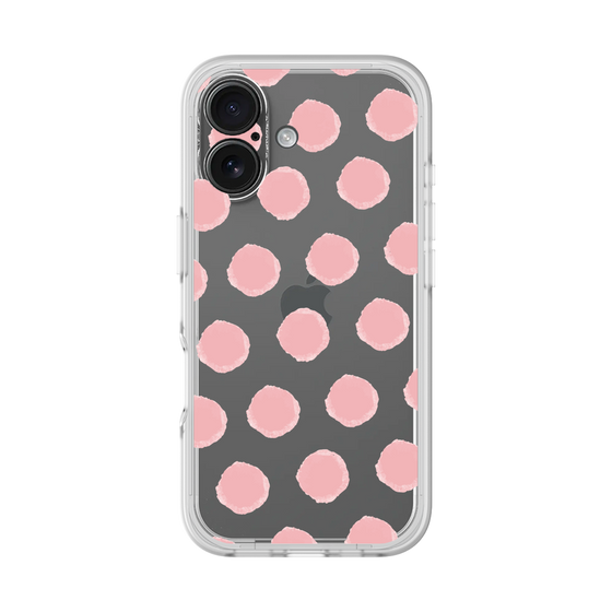 Slim Protection Premium Case［ Original - Favorite Color Polka Dots - Pink ］
