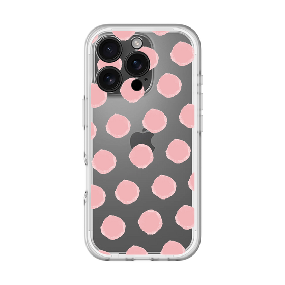Slim Protection Premium Case［ Original - Favorite Color Polka Dots - Pink ］