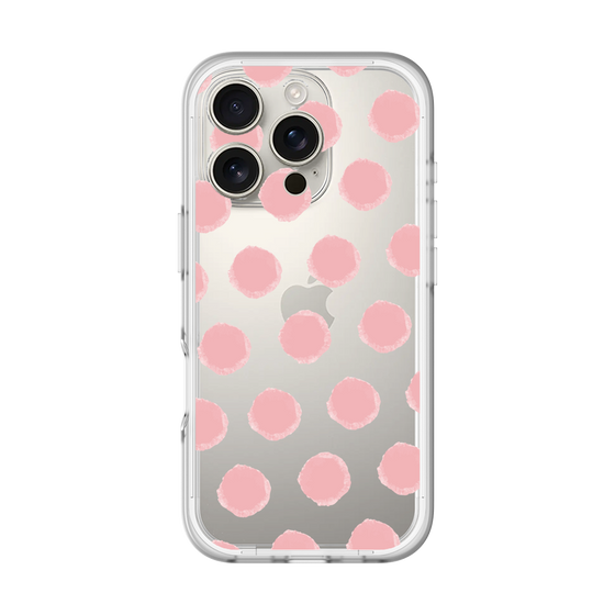 Slim Protection Premium Case［ Original - Favorite Color Polka Dots - Pink ］