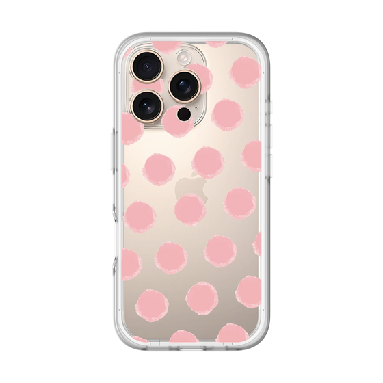Slim Protection Premium Case［ Original - Favorite Color Polka Dots - Pink ］
