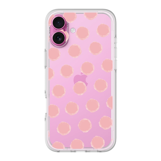 Slim Protection Premium Case［ Original - Favorite Color Polka Dots - Pink ］