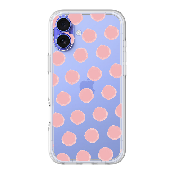 Slim Protection Premium Case［ Original - Favorite Color Polka Dots - Pink ］