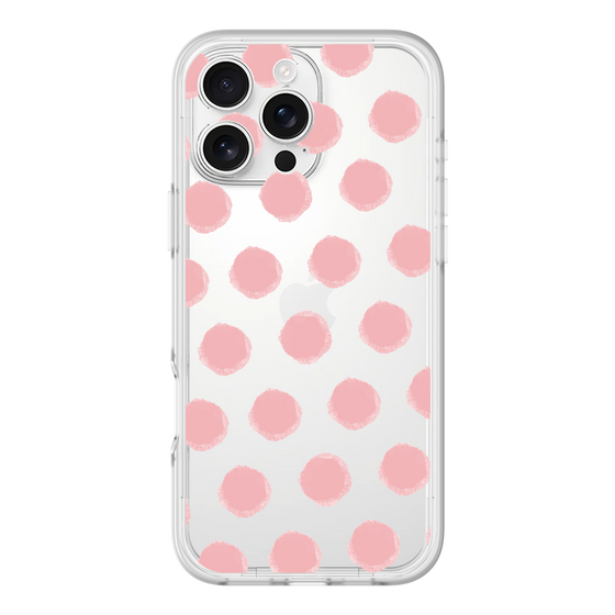 Slim Protection Premium Case［ Original - Favorite Color Polka Dots - Pink ］