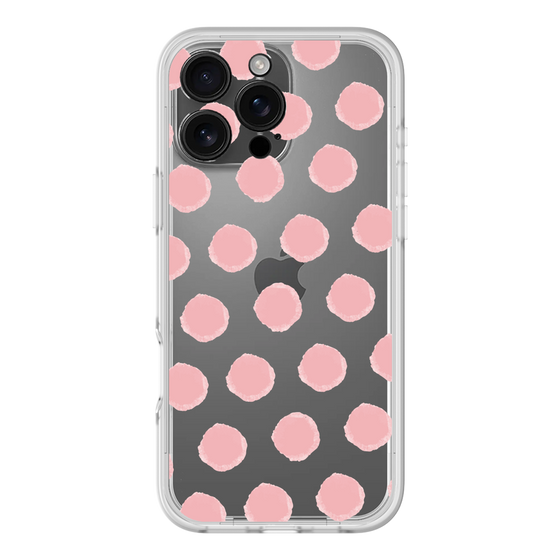 Slim Protection Premium Case［ Original - Favorite Color Polka Dots - Pink ］