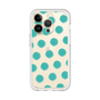 Slim Protection Premium Case［ Original - Favorite Color Polka Dots - Green ］