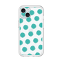Slim Protection Premium Case［ Original - Favorite Color Polka Dots - Green ］