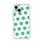 Slim Protection Premium Case［ Original - Favorite Color Polka Dots - Green ］