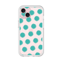 Slim Protection Premium Case［ Original - Favorite Color Polka Dots - Green ］
