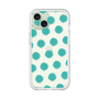 Slim Protection Premium Case［ Original - Favorite Color Polka Dots - Green ］