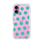 Slim Protection Premium Case［ Original - Favorite Color Polka Dots - Green ］