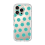 Slim Protection Premium Case［ Original - Favorite Color Polka Dots - Green ］