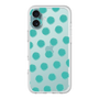 Slim Protection Premium Case［ Original - Favorite Color Polka Dots - Green ］