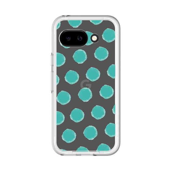 Slim Protection Premium Case［ Original - Favorite Color Polka Dots - Green ］