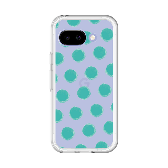 Slim Protection Premium Case［ Original - Favorite Color Polka Dots - Green ］