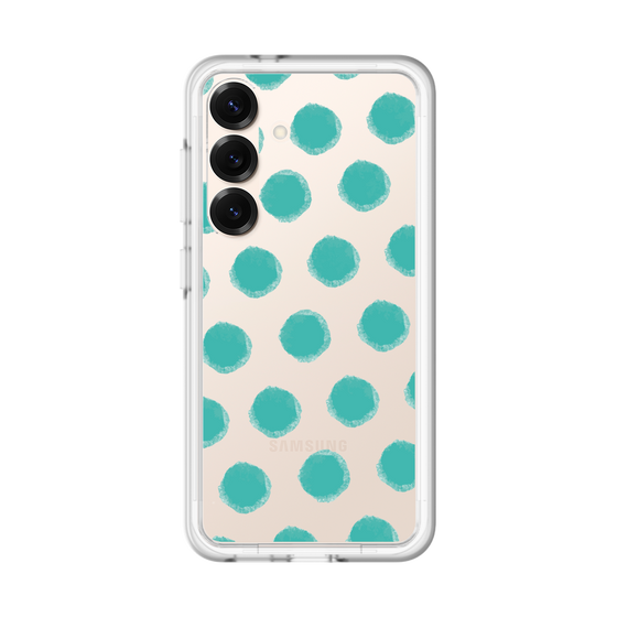 Slim Protection Premium Case［ Original - Favorite Color Polka Dots - Green ］