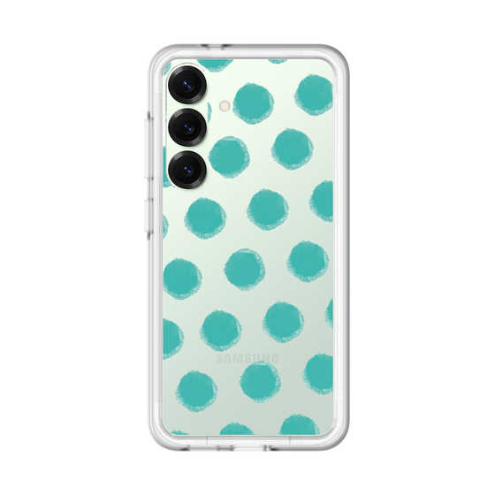 Slim Protection Premium Case［ Original - Favorite Color Polka Dots - Green ］