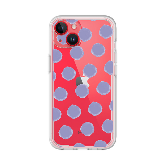 Slim Protection Premium Case［ Original - Favorite Color Polka Dots - Purple ］