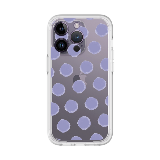 Slim Protection Premium Case［ Original - Favorite Color Polka Dots - Purple ］