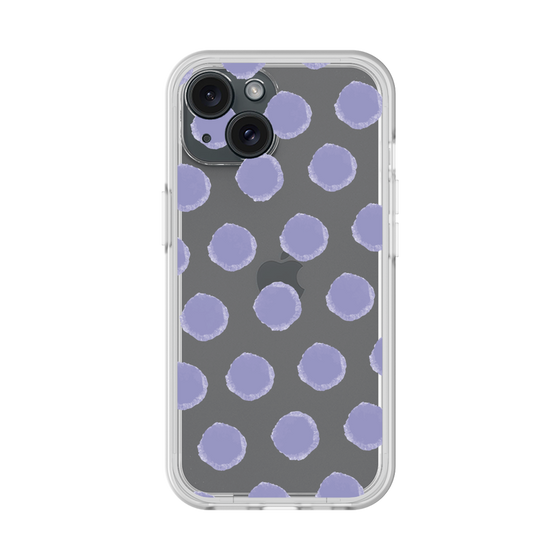 Slim Protection Premium Case［ Original - Favorite Color Polka Dots - Purple ］