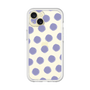 Slim Protection Premium Case［ Original - Favorite Color Polka Dots - Purple ］