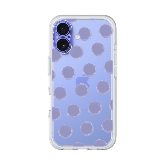 Slim Protection Premium Case［ Original - Favorite Color Polka Dots - Purple ］
