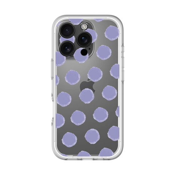 Slim Protection Premium Case［ Original - Favorite Color Polka Dots - Purple ］