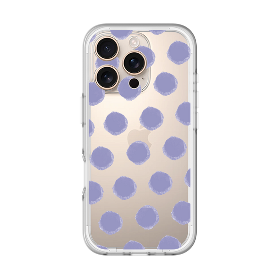 Slim Protection Premium Case［ Original - Favorite Color Polka Dots - Purple ］